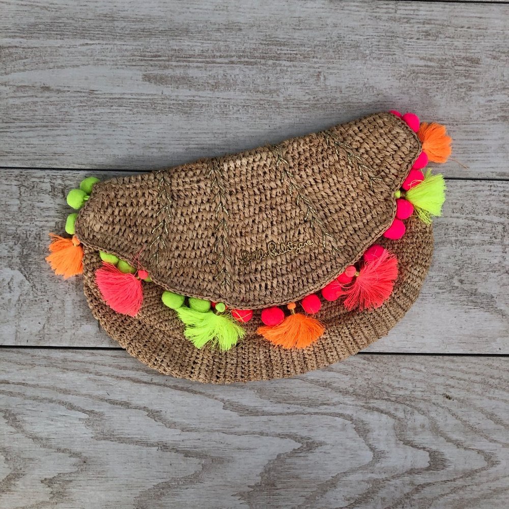Lilly Pulitzer Tassel Summer Clutch